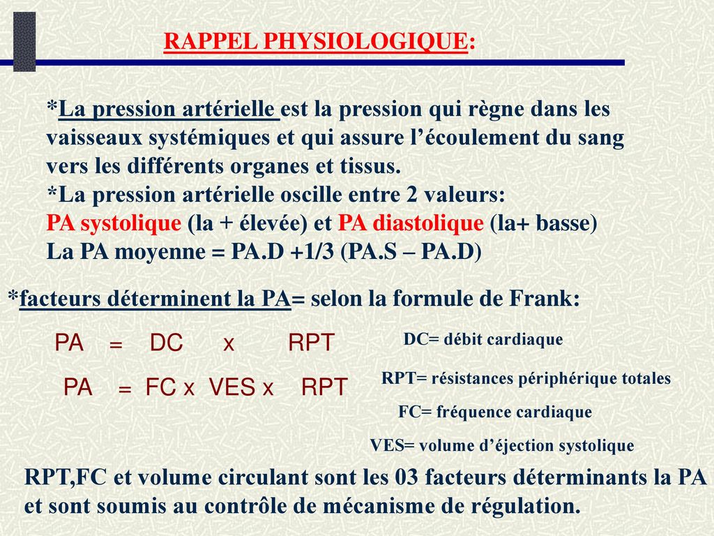 Ntroduire Imagen Formule De La Pression Art Rielle Moyenne Fr